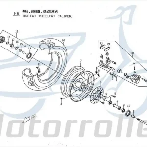 Top-Preis PGO Big Max 90 Tachoantrieb Roller 90ccm 2Takt 91566040000 Tachowellenantrieb Tachometerantrieb Tacho-Schnecke Tachometerzahnrad