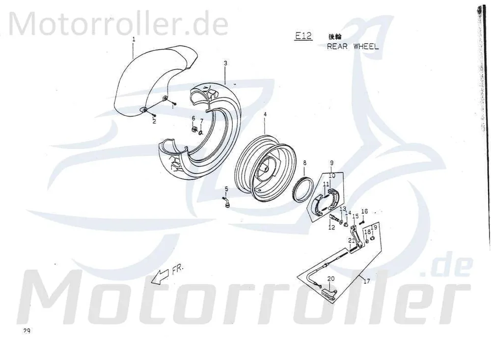 Neue Ware PGO Einstellmutter Big Max 50 Justiermutter 50ccm 2Takt Trim-Mutter Reguliermutter Regurliermutter PGO 50ccm-2Takt Scooter Ligero RS 50