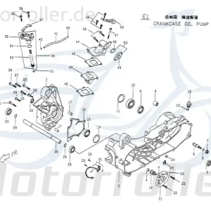 Anlasser komplett Starter PGO E1241000000 Zertifiziert