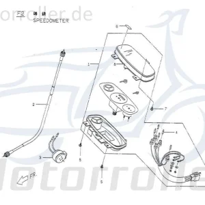 Tachometer komplett Geschwindigkeitsanzeige P1561000000 Jetzt Bestellen