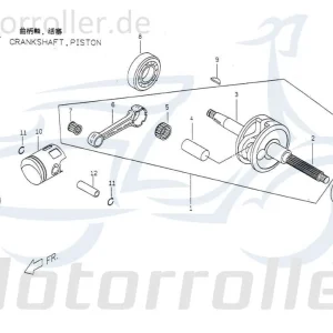 Top-Seller Lagerschale Lagergehäuse PGO 96591602200