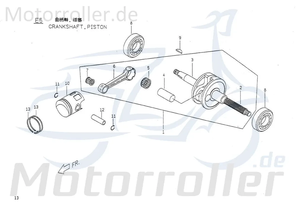 Top-Seller Lagerschale Lagergehäuse PGO 96591602200