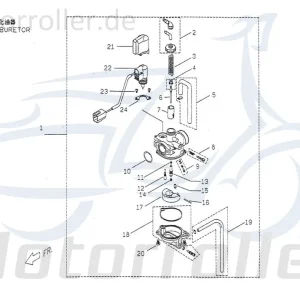 Echt PGO Halteplatte Befestigungsplatte Big Max 50 50ccm 2Takt Kaltstartventil Stahlplatte Halter Montageschiene Fixierung Halterung Scooter