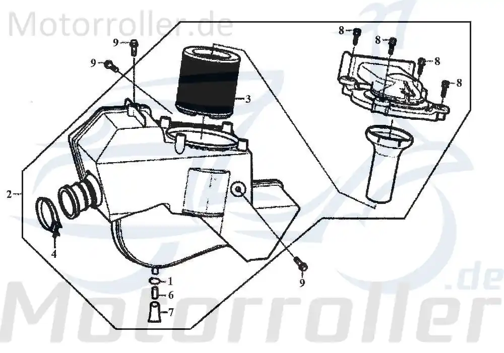 Direkt Vom Hersteller Luftfiltereinsatz VJ Luft-Filter 17213-BA4-0000