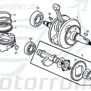 Sicherung Kolbenbolzen Daelim Roadwin 125 125ccm S4601-15000 Sicherungsring Sicherungsclip Kolbenbolzensicherung 152QMI Motorrad Rabatt