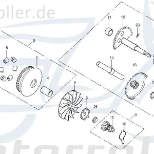 Preisknaller Daelim NS 125 Führung NS/Ot-99 125ccm 4Takt 22132-SA1-0000 SGE12 Gleitführung Bewegungsführung 125ccm-4Takt Scooter Otello 125 Service