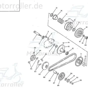 Baotian BT49QT-9 4T Kurbelgehäusedeckel 50ccm 4Takt BT139QMB-060001 links ohne Starter Motordeckel Motorgehäusedeckel 50ccm-4Takt Versand Am Gleichen Tag