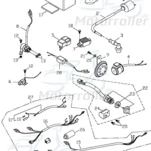 Baotian BT49QT-9 4T Halteplatte 50ccm 4Takt BT50QT-9-000406 Fixierplatte Helmhaken Stahlplatte Halter Montageschiene Fixierung Scooter Rabatt