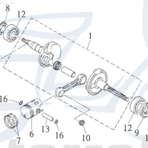 Bestpreis Simmerring Kurbelwelle links 20x30x6 15213G02F000
