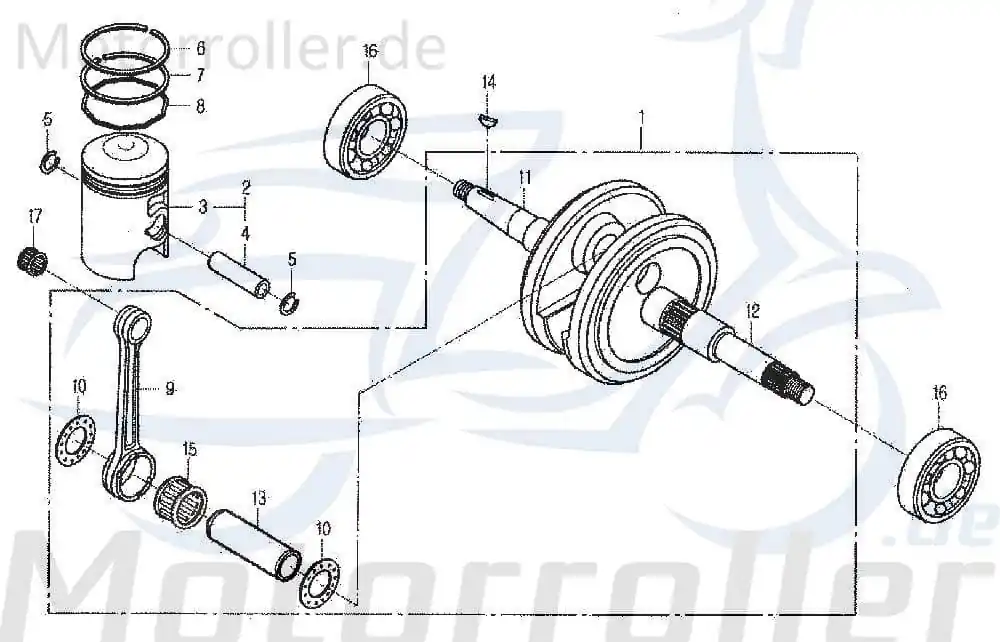Bestpreis Kolbenring oben Stück GZ/SJ 13121-SE5-0000