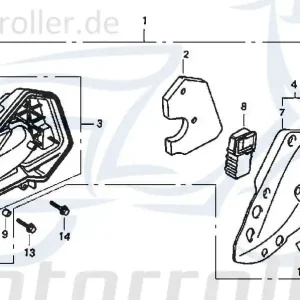 Neuheit Luftfilter kompl. GZ 17200-SE5-RB00