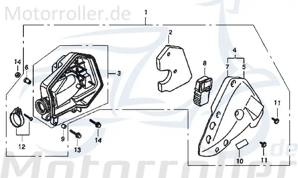 Neuheit Luftfilter kompl. GZ 17200-SE5-RB00