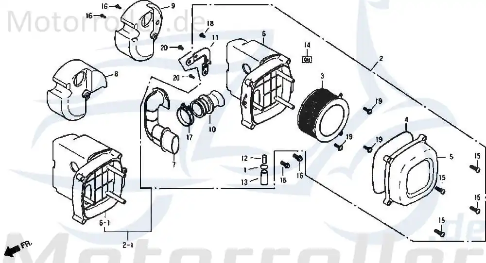 Neue Kollektion Daelim VL 125 Daystar E2 Luftfiltereinsatz 125ccm 4Takt 17213-BA1-0000 Luft-Filter Luftfiltermatte Luftfilter-Einsatz Luftfilter-Matte