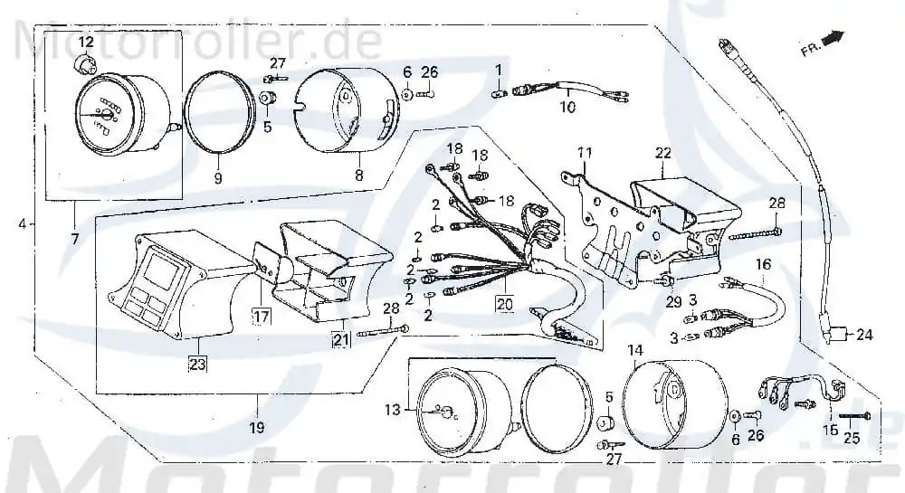 Super-Preis Instrumentenkombination 37100-KCK-9000