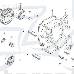Preisknaller Daelim NS 125 Kugellager Roller 125ccm 4Takt 91003-SA1-0000 Wälzlager Rillenkugellager Nadellager Rollenlager Kugel-Lager Wellenlager