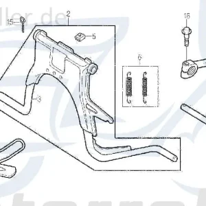 Preis Gesenkt Daelim Cordi SE 50 Splint Stift 50ccm 2Takt S4201-25200 Zapfen Sicherungssplint Sicherungs-Splint Splint-Stift Goupille Splintstift