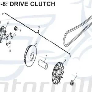 Abverkauf AEON Lüfterscheibe Crossland 300 SG Quad ATV 300ccm 4Takt 300ccm-4Takt UTV Ersatzteil Service Inpektion Direktimport