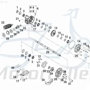 AEON Seegerring 62mm Crossland 300 Klemmring ATV 300ccm 4Takt Sicherungsring Nutring Sicherungsclip Seegering Quad Crossland 350 RX UTV Preisreduziert