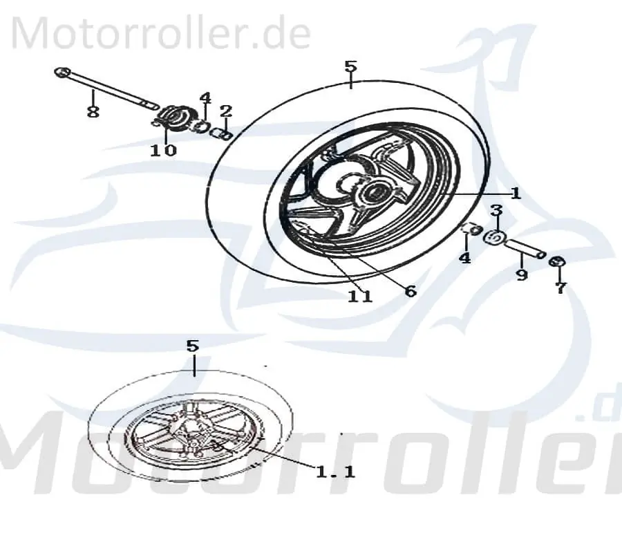 Radachse v. M12 x 1,25 224 44004G4CT000 Heißes Angebot