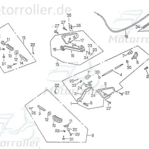 Baotian BT49QT-9 4T Tachowelle 50ccm 4Takt BT50QT-9-190300 Tachoantrieb Tacho-Welle Tachometerwelle Tachoantriebswelle Tacho-Antrieb Expressversand