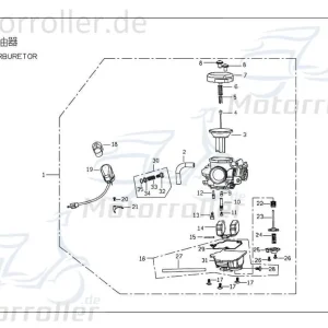 PGO Vergaserdüse Hauptdüse 92 Nadel-Düse 2Takt 150ccm 4Takt Nadeldüse Dosierdüse Einstelldüse Haupt-Düse 125ccm-4Takt Quad ATV UTV Mega-Angebot