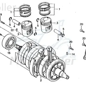 Sofort Bestellen Chunlan Senkkopfschraube M6x16mm AT 50 PT ABB-P18-NO.-20 Senkschraube Senkkopf-Schraube Senk-Schraube 244FM Scooter Scoody 50