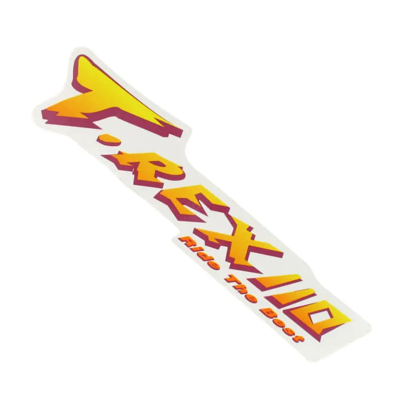 Saisonangebot PGO T-Rex 110 Aufkleber Windschild "T-REX 110 Ride the Best" Sticker C1601110000 Dekor Dekor-Aufkleber Roller Klebeetikett Scooter Service
