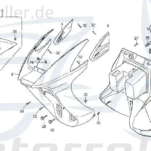 Nur Für Kurze Zeit Fahrgestellnummer Deckel schwarz SG 81132-SA1-RB10-BK