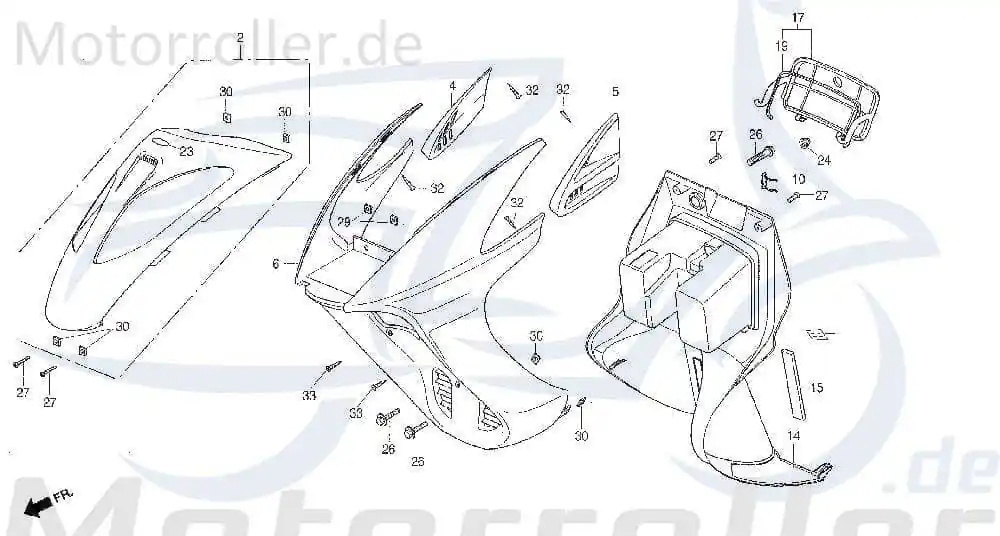 Nur Für Kurze Zeit Fahrgestellnummer Deckel schwarz SG 81132-SA1-RB10-BK