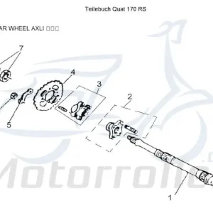 AEON Verbinder Bremstrommel Cobra 180 RS Quad 97050-156-000 Sitzabdeckung Sitzscharnier 125ccm-4Takt ATV UTV Ersatzteil Service Solange Der Vorrat Reicht