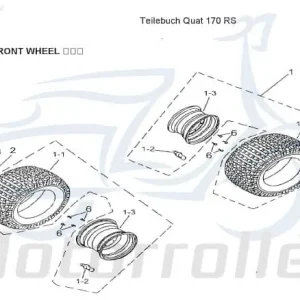 Vorderrad komplett 42700-156-00R K42700-156-00R Nur Für Kurze Zeit