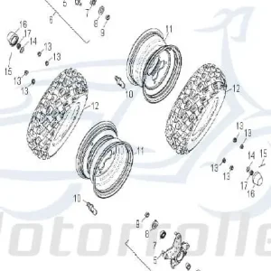 Aeon Cobra 320 Halter Befestigung 320ccm 4Takt 42714-180-003 Halterung Haltebügel Halteblech Halte-Blech Halte-Bügel Quad ATV UTV Bestseller