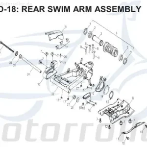 Aeon Cobra 320 Radnabe Quad ATV 320ccm 4Takt 42803-202-000 Vorderradnabe Radaufnahme Radmitte Radhülse Achsnabe Radlager Rad-Nabe UTV Aktuell