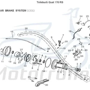 Neue Kollektion AEON Nocke Hinterradbremse Nockenhebel 43141-156-000