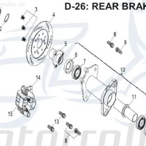 Schnäppchen Bremsbelag Satz Bremsschuhe 45120-131-00K