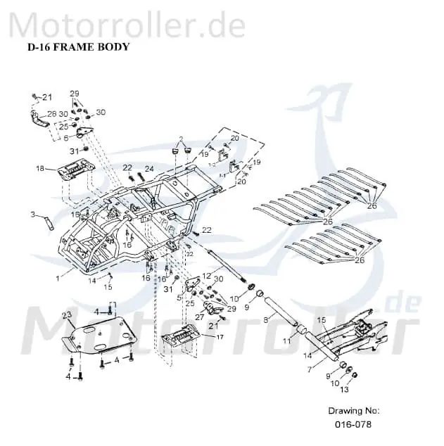 Sonderangebot Grundplatte plate 50106-158-000