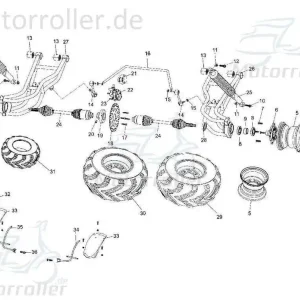 Tongjian Radnabe hinten Nabe 8.010.169 Knallerangebot