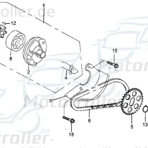 Top-Angebot Ölpumpenwelle Welle Ölpumpe Tongjian Strassenbuggy 250 152MI-071001 Eppella ECM TBM Twister Hammerhead Wangye Kasea Buggy