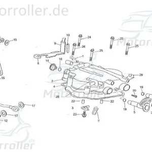 Bundschraube M6x50mm Tongjian Maschinenschraube 250ccm 4Takt Flanschschraube Flansch-Schraube Maschinen-Schraube Bund-Schraube Buggy Neuheit