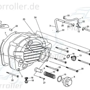 Dichtung Ölschlauch Innen 172MM-011002 Sonderangebot