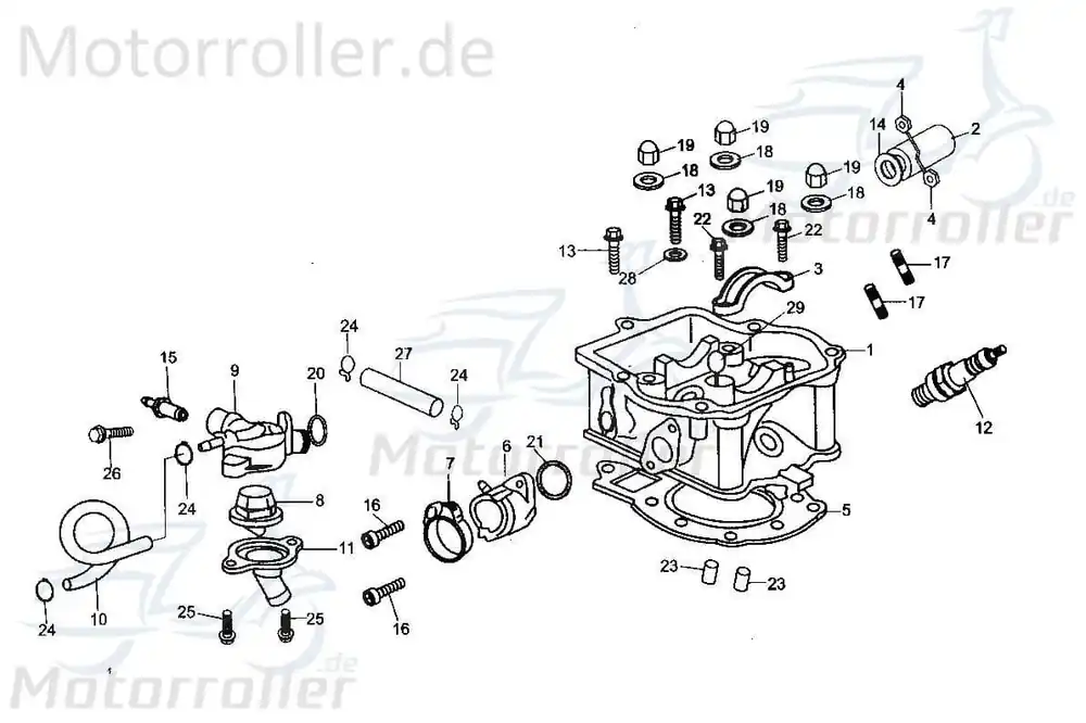 Sale Bundmutter Auslassschlauch Tongjian Buggy 250ccm 4Takt Sechskantmutter Flanschmutter Sechskant-Mutter Flansch-Mutter Maschinenmutter