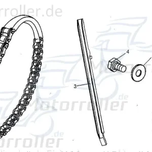 Echt Steuerkette Tongjian 172MM-022200