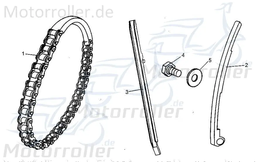 Echt Steuerkette Tongjian 172MM-022200