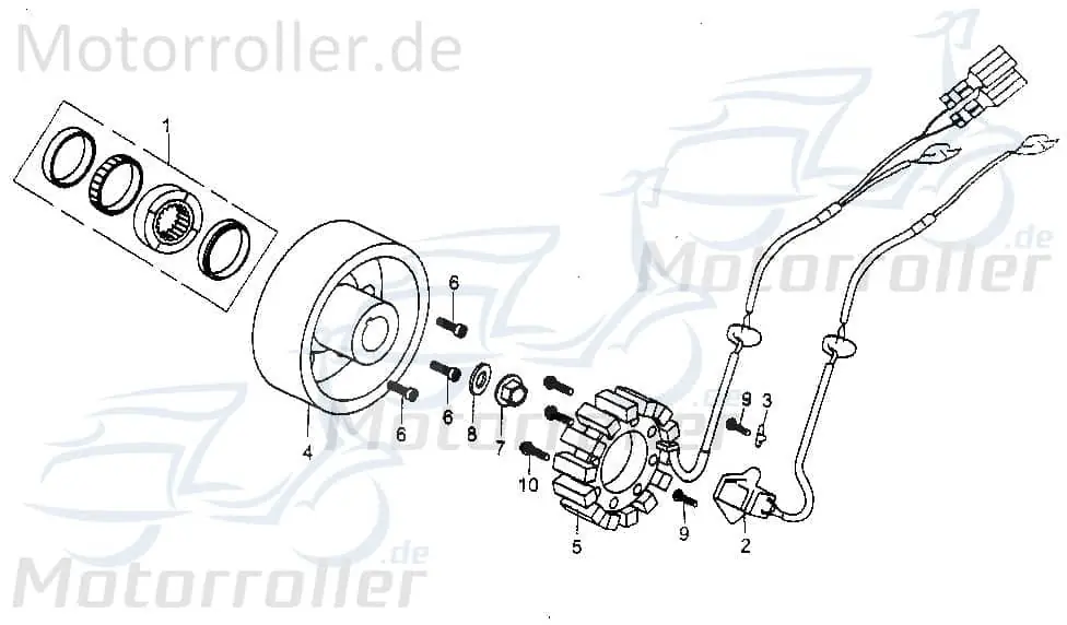Bundmutter M16x1 Tongjian Sechskantmutter Buggy 250ccm 4Takt Flanschmutter Sechskant-Mutter Flansch-Mutter Maschinenmutter Bund-Mutter Beliebt