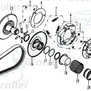Bundmutter M30x1 Tongjian Sechskantmutter Buggy 250ccm 4Takt Flanschmutter Sechskant-Mutter Flansch-Mutter Maschinenmutter Bund-Mutter Nur Heute