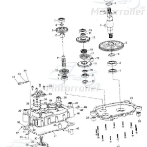Abluftstutzen Ventil Getriebegehäuse Tongjian 250ccm 4Takt 250ccm-4Takt Buggy Strassenbuggy 250 I+II Ersatzteil Service Inpektion Neu
