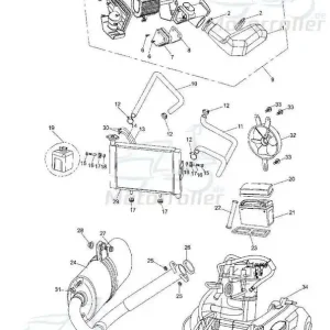Garantierte Lieferung Buchse Kühler Tongjian Strassenbuggy 250 Sport 250ccm 4Takt Hülse Distanzhülse Lagerbuchse Distanz-Hülse Distanzbuchse Passhülse