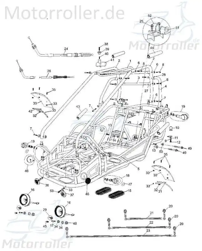 Bundmutter M10x15x10 Tongjian Sechskantmutter 250ccm 4Takt Flanschmutter Sechskant-Mutter Flansch-Mutter Maschinenmutter Bund-Mutter Neue Ware