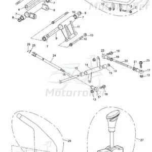 Bundschraube M12x15x190mm Tongjian Buggy 250ccm 4Takt Maschinenschraube Flanschschraube Flansch-Schraube Maschinen-Schraube Ersatzteil Online Kaufen