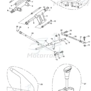 Bundschraube M12x15x230mm Tongjian Buggy 250ccm 4Takt Maschinenschraube Flanschschraube Flansch-Schraube Maschinen-Schraube Ersatzteil Markenprodukt